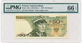 50 złotych 1975 - BG - PMG 66 EPQ