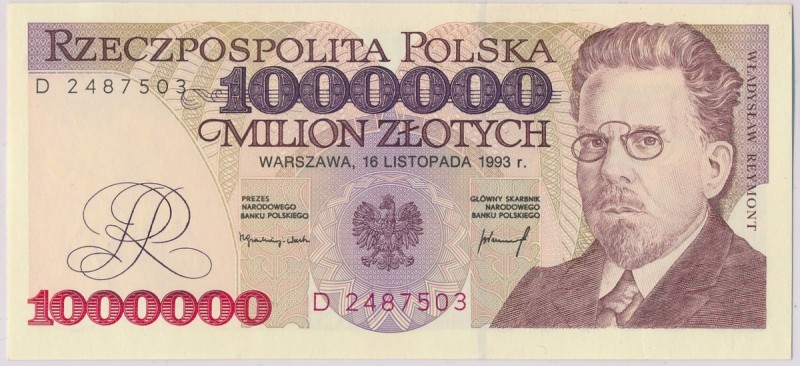 1 milion złotych 1993 - D - GDA 63 EPQ - rzadka seria
 Rzadka seria, która nie ...
