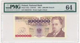 1 milion złotych 1993 - H - PMG 64 - rzadka seria