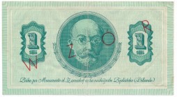 Esperanto, 1 dolar WZÓR 0000000 - DUŻA RZADKOŚĆ - wydanie dolarowe