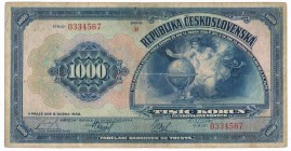 Czechoslovakia - 1.000 korun 1932 - rare