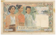 French Indochina - 100 piastres 1954