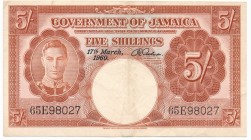 Jamaica - 5 Schillings 1960
