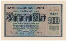 Germany, Bayern - 5.000 mark 1922