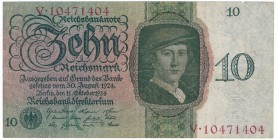 Germany, 10 mark 1924