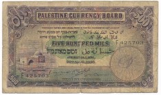 Palestine - 500 mils 1939