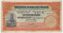 Palestine - 5 pounds 1929