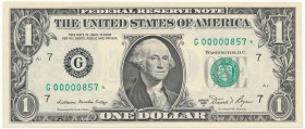 USA - 1 dollar 1981 A - G 00000857 ★ Star note