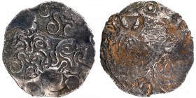 Ancient India
Punch-Marked Coins
Vimshatika
Punch Marked Silver Vimshatika Coin of Panchala Janapada.
Punch Marked Coin, Panchala Janapada (400-35...