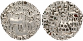 Ancient India
Kunindas Dynasty
Drachma
Silver Drachma Coin of Amoghbuti of Kuninda Dynasty.
Kuninda Dynasty, Amoghbuti (200 BC), Silver Drachma, O...