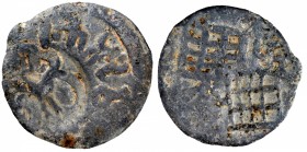 Ancient India
Anandas of Karwar
Lead Unit
Lead Coin of Mulavananda of Anandas.
Anandas (ending chieftains) of Central Karnataka, Muluvananda (200-...