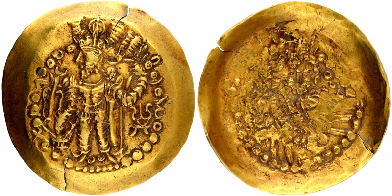 Ancient India
Kushana Dynasty (Later Period)
Gold Dinara 
Gold Dinar Coin of ...