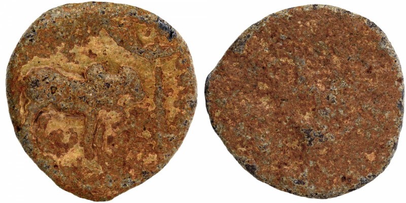 Ancient India
Pallava Dynasty (200-800 AD)
Lead Unit
Lead Coin of Pallavas of...