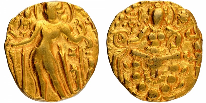 Ancient India
Gupta Dynasty
Gold Dinara 
Gold Dinar Coin of Chandragupta II o...
