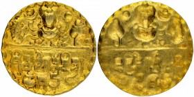 Ancient India
Sarbhapurias Dynasty
Gold Unit
Gold Repousse coin of Mahendraditya of Sharabhpurias of Chhatisgarh.
Sharabhpurias of Chhatisgarh, Ma...