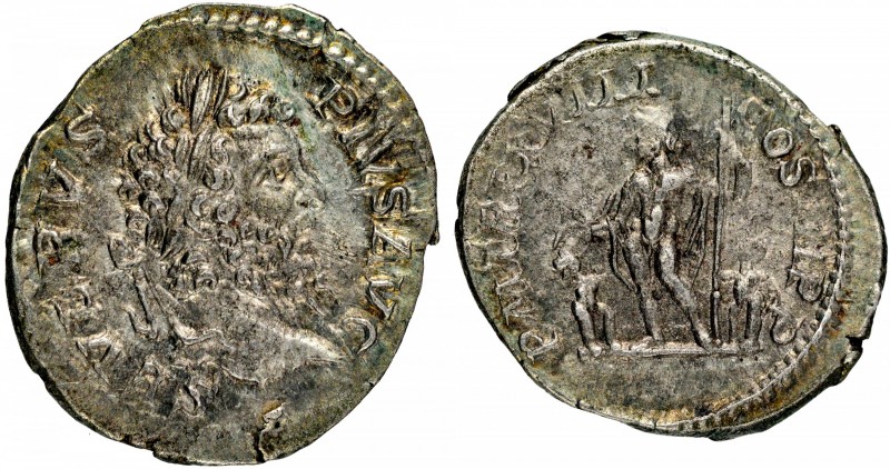 Ancient (World)
Roman Empire
Denarius
Silver Denarius Coin of Septimius Sever...