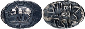 Hindu Medieval of India
Rashtrakutas (700-800 AD)
Silver Dramma
Silver Dramma Coin of Shri Shuratunga of Rashtrakutas.
Rashtrakutas (7-9 Century A...