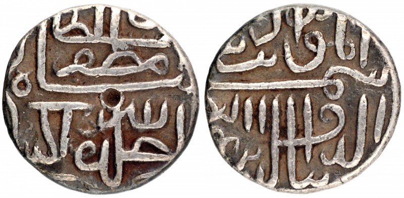 Sultanate Coins
Gujurat Sultanate
Tanka 1/4
Silver Quarter Tanka Coin of Sham...
