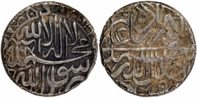 Mughal Coins
03. Akbar, Jalal-Ud-Din Muhammad (1556-1605)
Rupee 01
Sillver One Rupee Coin of Akbar of Jaunpur Mint.
Akbar, Jaunpur Mint, Silver Ru...