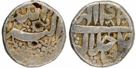 Mughal Coins
03. Akbar, Jalal-Ud-Din Muhammad (1556-1605)
Very Rare Silver One Rupee Coin of Akbar.
Akbar, Mintless type, Silver Rupee, Elahi 4x, O...