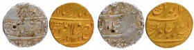 Mughal Coins
14. Jahandar Shah (1712)
Lot of 02 Coins
Two Different metal Silver One Rupee & Gold Mohur Coin of Jahandar Shah of Parenda Mint.
Jah...