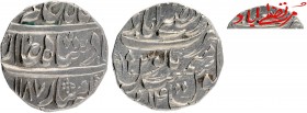 Independent Kingdom
Rohilkhand
Rupee 01
Silver One Rupee Coin of Murtazabad Mint of Rohilkhand.
Rohilkhand, Murtazabad Mint, Silver Rupee, AH 1187...