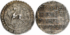 Independent Kingdom
Tripura
Silver Tanka 
Silver Tanka Coin of Jaya Manikya I of Tripura Kingdom.
Tripura, Jaya Manikya I (1573-77), Silver Tanka,...