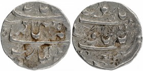 Indian Princely States
Arcot State
Rupee 01
Silver One Rupee Coin of Nusratgarh Mint of Nawabs of Arcot.
Nawabs of Arcot, Nusratgarh Mint, Silver,...