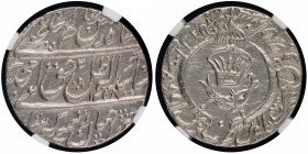 Indian Princely States
Awadh State
Rupee 01
Silver One Rupee Coin of Amjad Ali Shah of Lakhnau Mint of Awadh.
Awadh, Amjad Ali Shah, Mulk Awadh Ba...