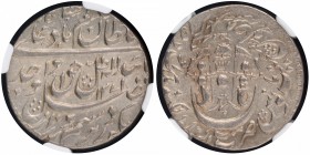 Indian Princely States
Awadh State
Rupee 01
Silver One Rupee Coin of Wajid Ali Shah of Lakhnau Mint of Awadh State.
Awadh, Wajid Ali Shah, Bait-us...