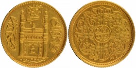 Indian Princely States
Hyderabad State
Gold 1/2 Ashrafi
Gold Half Ashrafi Coin of Mir Usman Ali Khan of Haidarabad Farkhanda Bunyad Mint of Hyderab...