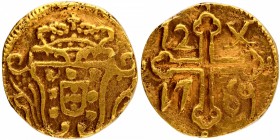 European Enclave
India Portuguese
Gold Twelve Xerafin Coin of D.Jose of Goa of Indo Portuguese.
Indo-Portuguese, Goa, D. Jose, Gold 12 Xerafin, 176...