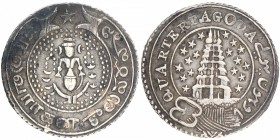 Presidencies of India
Madras Presidency
Silver 1/4 Pagoda 
Rare Silver Quarter Pagoda Coin of Madras Presidency.
Madras Presidency, Silver &frac14...