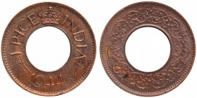 British India
Pice 1
Pice 01
Bronze One Pice Coin of King George VI of Lahore Mint of 1944.
1944, King George VI, Bronze 1 Pice, Lahore Mint, I ra...