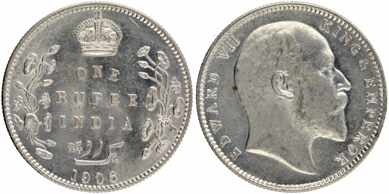 British India
Rupee 1
Rupee 01
Silver One Rupee Coin of King Edward VII of Bo...