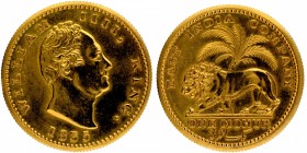 British India
Mohur 1
Mohur 1
Gold One Mohur Coin of King William IIII of Bombay Mint of 1835.
1835, King William IIII, Proof Restrike, Gold Mohur...