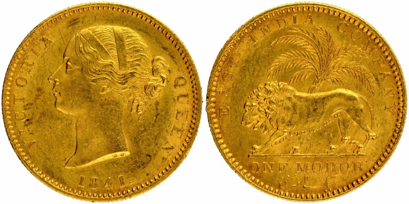 British India
Mohur 1
Mohur 1
Gold One Mohur Coin of Victoria Queen of Calcut...