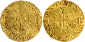 France
God Ecu'OR Coin of Louis XII of France.
France, Louis XII (1498-1515 AD), Gold Ecu d'Or au porc-epic, Bourges Mint, Obv: crowned royal shield...