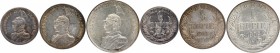 German East Africa
Set of 3 Coins
Silver Coins of Kaiser Wilhelm II of German East Africa.
German East Africa, Kaiser Wilhelm II, Silver, 1/4 Rupie...