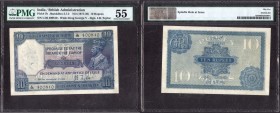 British INDIA Notes
K. G. V.
Rupees 10
Ten Rupees Bank Note of King George V Signed by J.B. Taylor of 1925.
British India, 1925, King George V, 10...