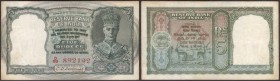 British INDIA Notes
K.G.VI
Rupees 05 
Five Rupees Bank Note of King George VI Signed by C D Deshmukh.
British India, 1947, King George VI, 5 Rupee...