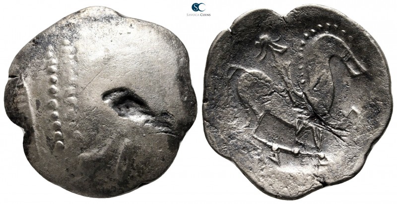Eastern Europe. Imitation of Philip II of Macedon 300-200 BC. 
Tetradrachm AR
...