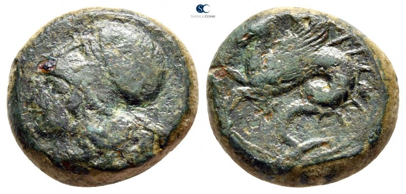 Sicily. Syracuse. Dionysios I 405-367 BC. 
Litra Æ

18 mm., 6,46 g.



ve...