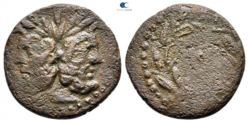Sicily. Uncertain Roman mint circa 200-190 BC. 
Bronze Æ

20 mm., 4,14 g.

...