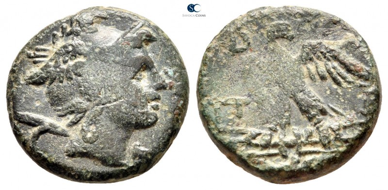 Kings of Macedon. Pella or Amphipolis. Perseus 179-168 BC. 
Bronze Æ

19 mm.,...