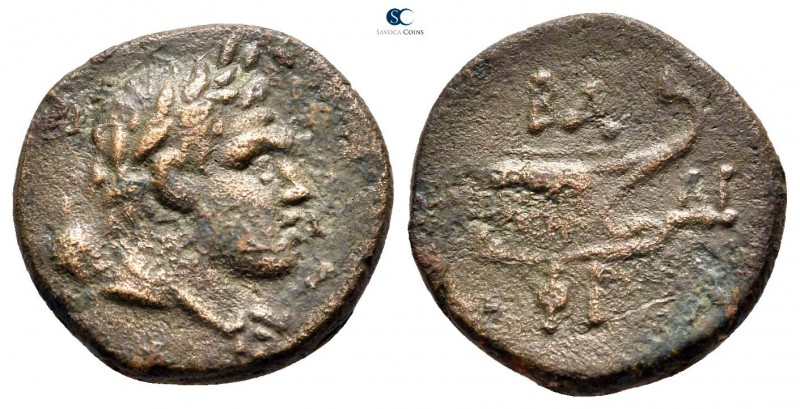 Kings of Macedon. Pella or Amphipolis. Philip V 221-179 BC. 
Bronze Æ

18 mm....