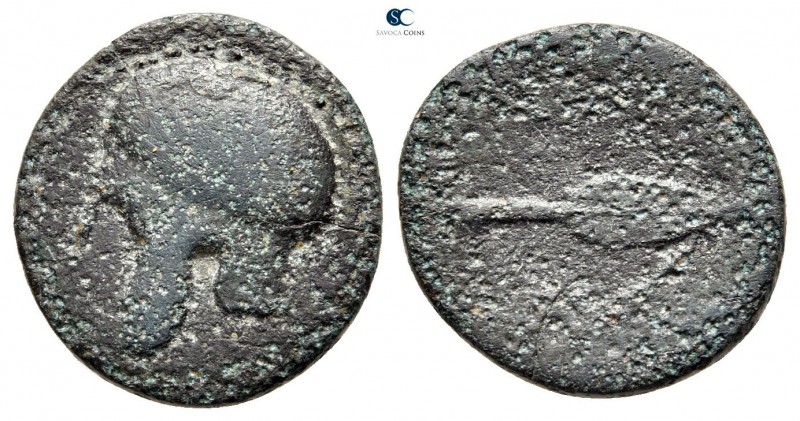 Kings of Macedon. Uncertain mint. Kassander 306-297 BC. 
Unit Æ

19 mm., 3,81...