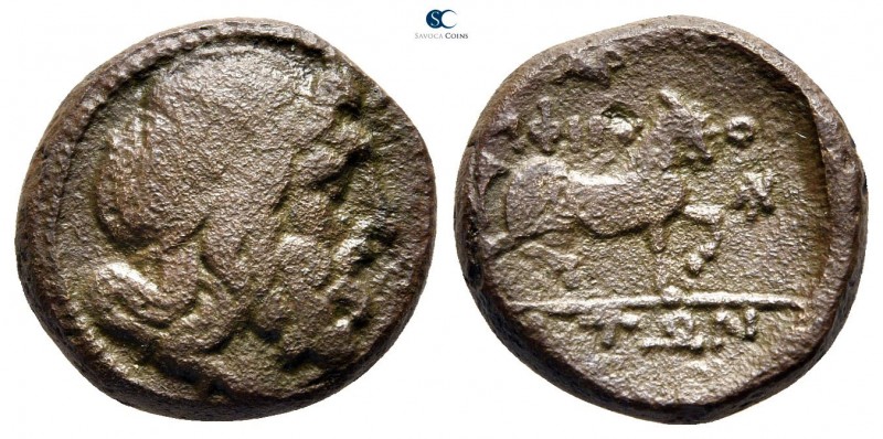 Macedon. Amphipolis 187-31 BC. 
Bronze Æ

18 mm., 5,52 g.



very fine