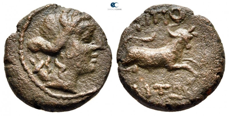 Macedon. Amphipolis circa 148-32/1 BC. 
Bronze Æ

18 mm., 4,7 g.



very ...