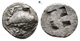 Macedon. Eion 460-400 BC. Trihemiobol AR